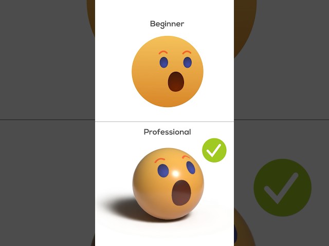 How I Made This 3D Emoji in Illustrator 🤯🔥 #shorts #emoji