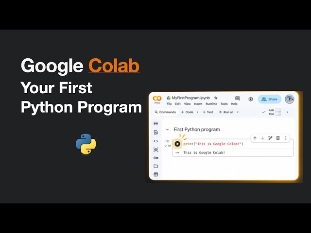 Getting Started with Python Programming Using Google Colab