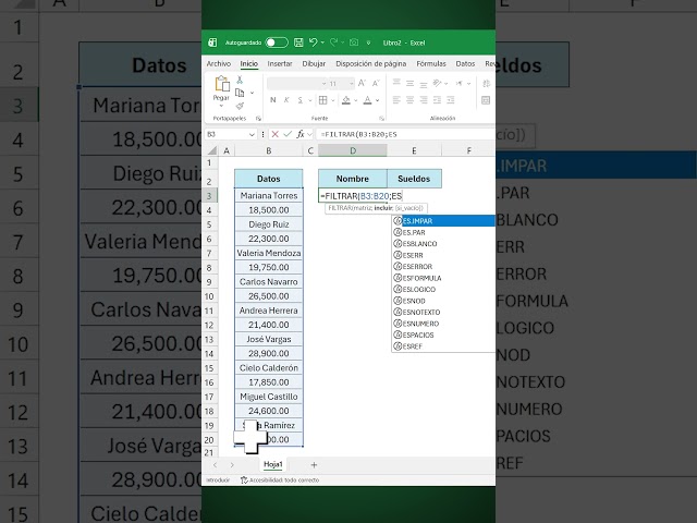 Deja de separar datos uno por uno en Excel 😱 #enriquexls #excel#shorts
