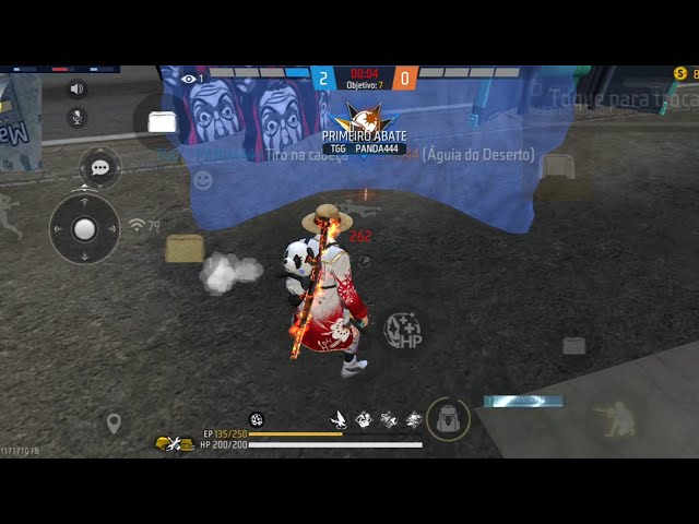 JOGANDO FREEFIRE NO S20 FE - MELHOR SENSI