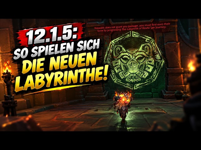 Labyrinth of Kindo'jan: How the Gameplay of the New 12.1.5 Feature Works! Solo CRESTS + GEAR