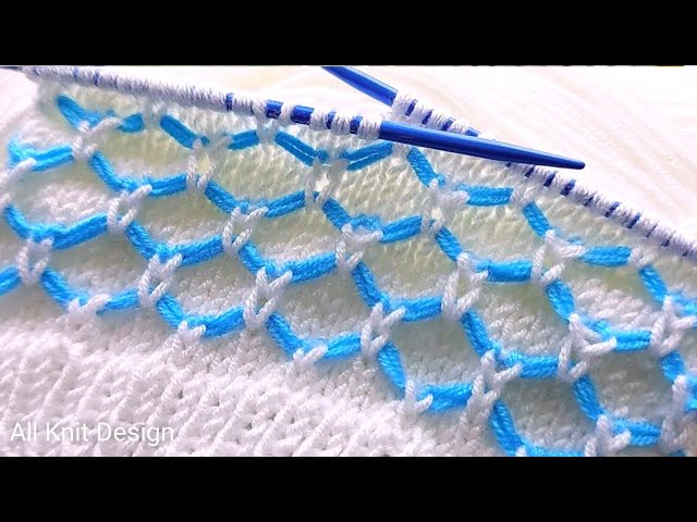 How to Knit Easy Sweater Design Step by Step 🌺  Beautiful Knitting Design for beginners 