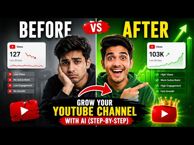 Grow Your YouTube Channel with AI (Step-by-Step) | Youtube Growth with AI