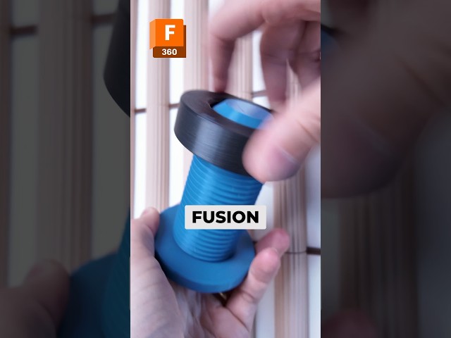 3D Printable Threads in Fusion 360 - 2 Tips!