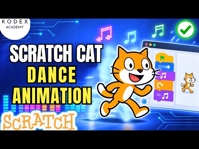 How to Make a Cat Animation in Scratch | 40+ Sprites Tutorial
