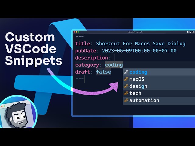 How to use VSCode snippets