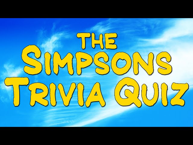 The Simpsons Trivia Marathon | The Early Seasons Quiz - Tv Trivia