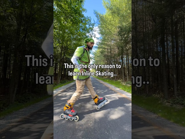 Advanced Zelda Skater Tips 🔥😱 #rollerblading #forest #speed #shorts