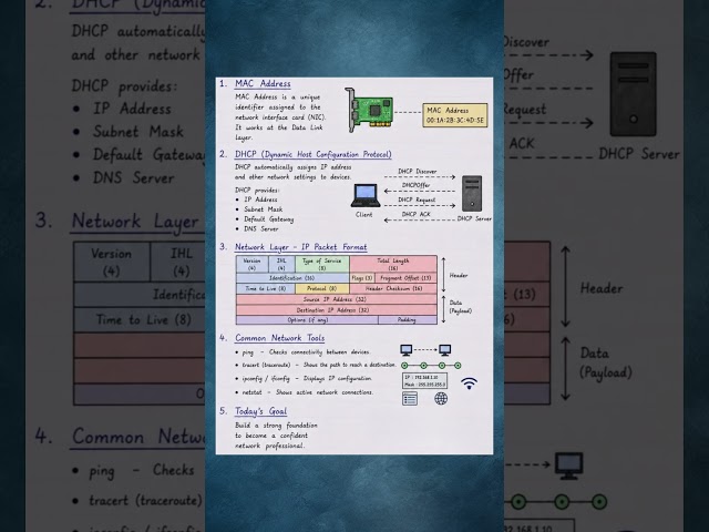 MAC Address & DHCP Explained | Day 5