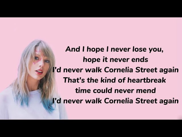 Taylor Swift - Cornelia Street (Lyrics)