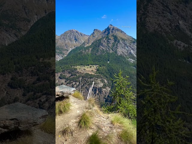 Where the French & Italian  Alps Meet⛰️Panoramic Views #mountains #relaxing #nature #trending #song