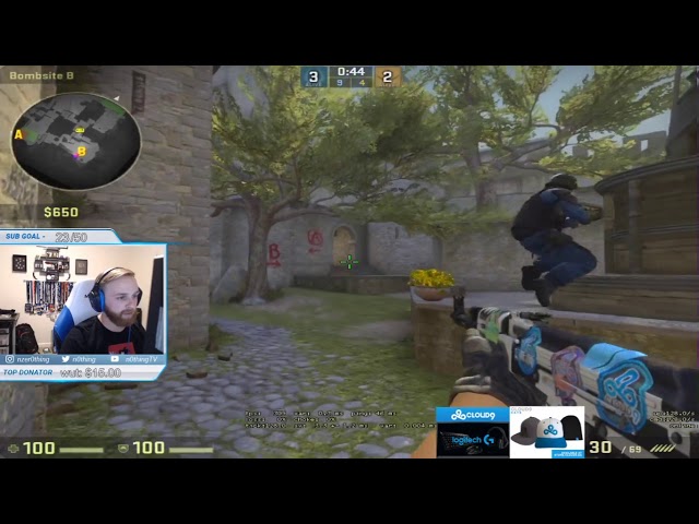 CS:GO - n0thing 200 IQ sneaky logic