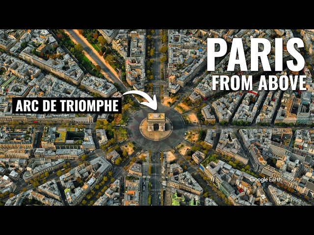 Paris From Above | Cinematic 4K Virtual Flyover Aerial Tour Guide