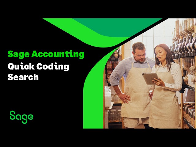 Sage Accounting (UK) : Quick Coding Search