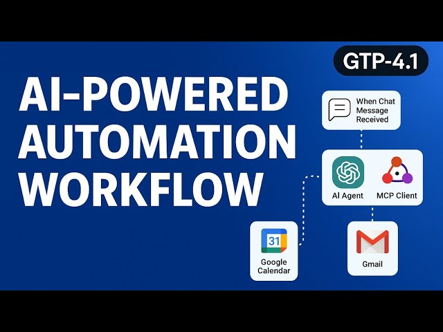 AI-Powered n8n MCP Workflow with GPT-4.1 Tutorial | Automate Scheduling & Email in Seconds