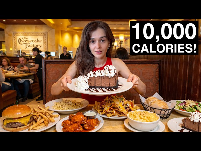 French Girl Tries Cheesecake Factory for the First Time!