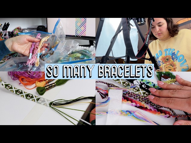 Making Bracelets Non-Stop [CC] || Vlog #27