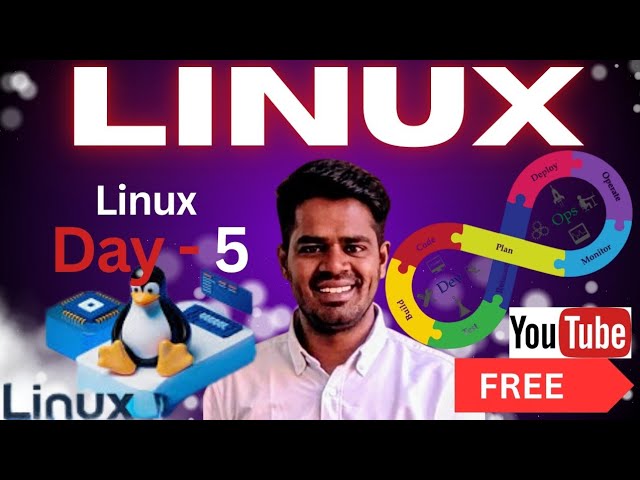 Linux for DevOps & Cloud | Day 5 Tutorial for Beginners | Learn Linux Step by Step