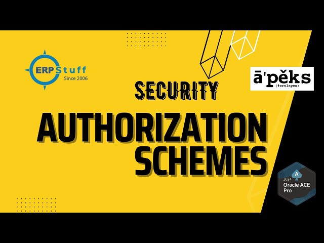 Oracle APEX Authorization Schemes | Security Features Explained