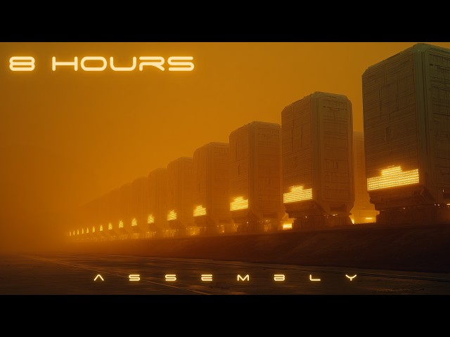 ASSEMBLY: Calm Cyberpunk Ambience & Rain | Wallace Corp Infrastructure | Blade Runner Relaxation