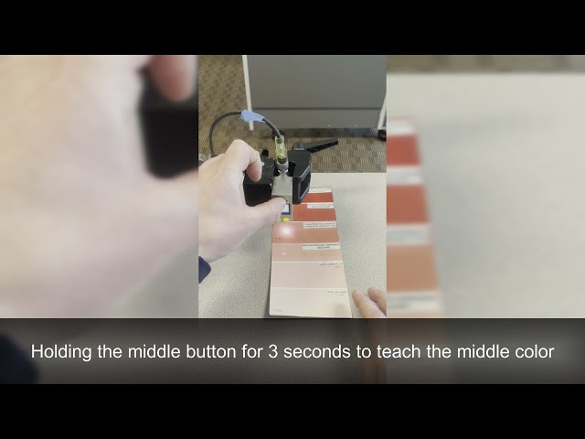 Sensopart Color Sensor Setup
