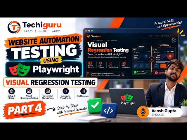 How to Do Visual Regression Testing with Playwright | Part 4 | Complete Beginner Guide