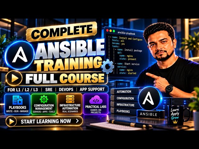 Ansible Zero to Hero 🔥 | Complete Ansible Course in 100 Minutes | DevOps Masterclass