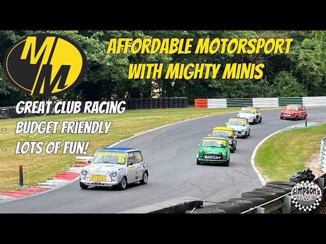 The MIGHTY MINIS at Cadwell Park - Affordable Motorsport