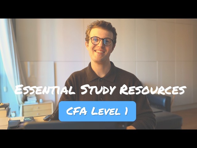 5 Essential CFA Level 1 Study Resources!