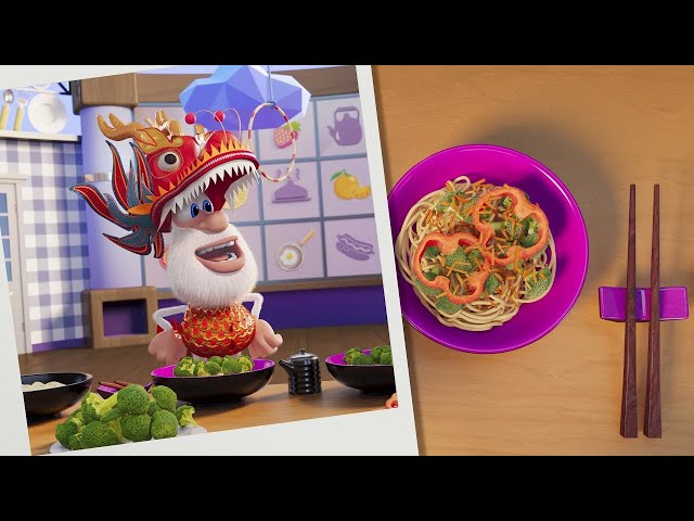Booba 🐲Essen Puzzle: Chinesische Küche 🍜Lustige Cartoons für Kinder - Booba ToonsTV