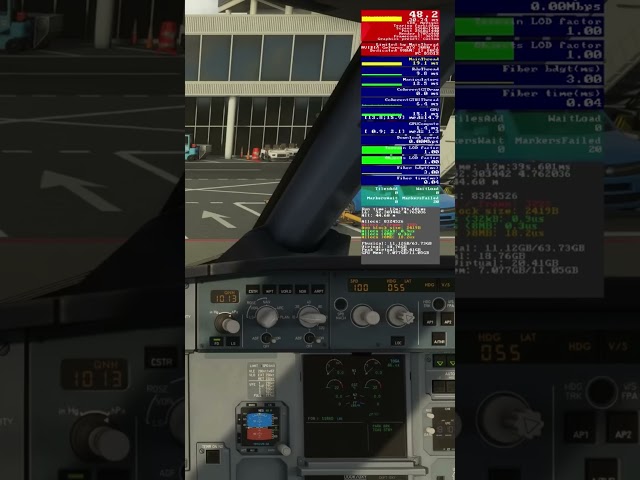 MSFS DLSS Swapper = 20% less VRAM in 15 seconds #msfs #shorts #dlss #gamingpc #flightsimulator