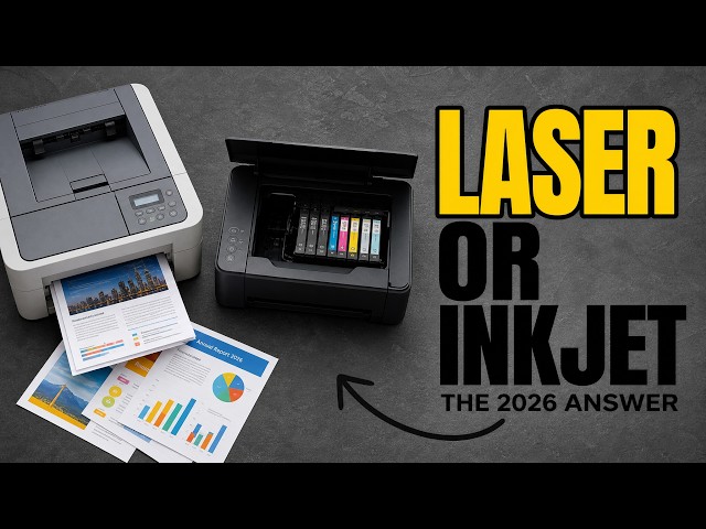 Laser vs Inkjet: Which One Is Actually Right for You in 2026