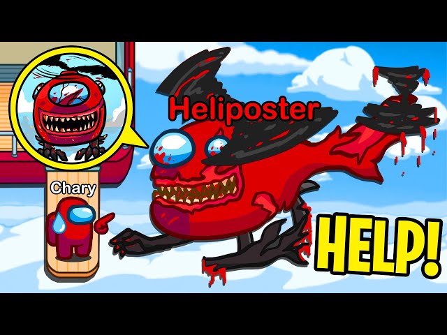 Something Horrible Happened To HELIPOSTER in Among Us!