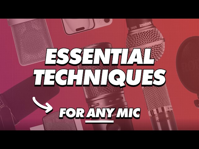 3 Principles of Mic Placement Every Engineer Should Know