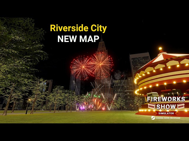 Vibrant Riverside City, built for big fireworks shows | New map showcase