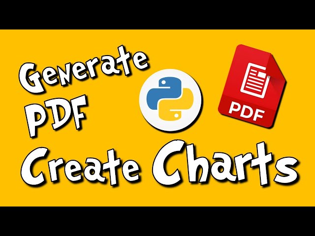 Generate PDF with Python - ReportLab - Create Charts - #4