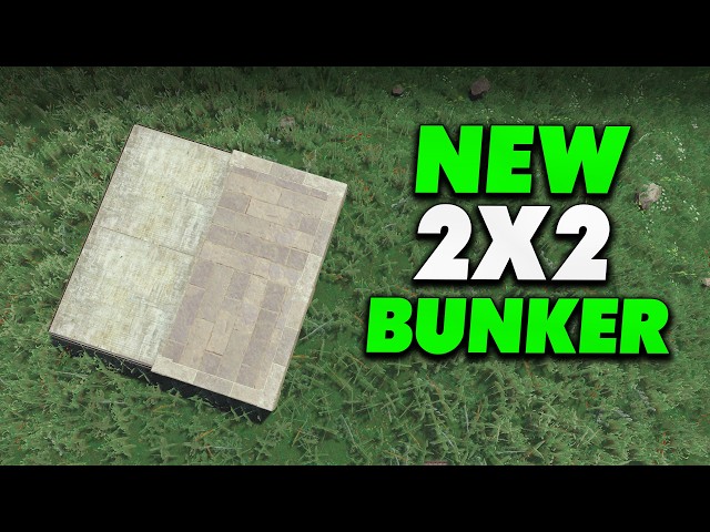 NEW PERFECT BUNKER 2X2 In Rust | Building Tutorial 2026