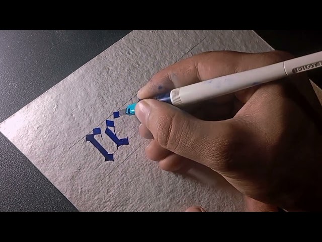 Calligraphy With Me - Reverie 🍃 [Realtime Gothic Calligraphy Tutorial] 