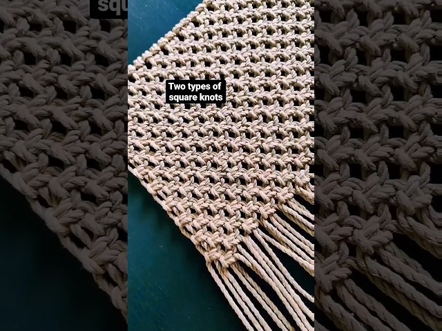 Macrame square knot tutorial #macrame #shortvideo #diy