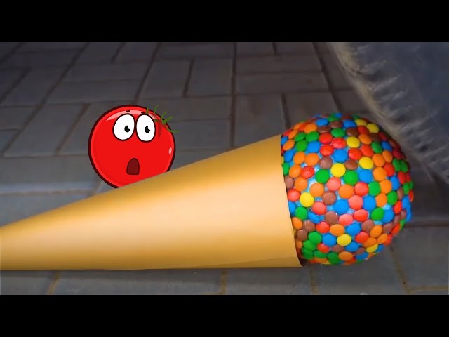 Red Ball 4 Animation | Tomato Ball In Real Life With Colorful Ice Cream Ep 7