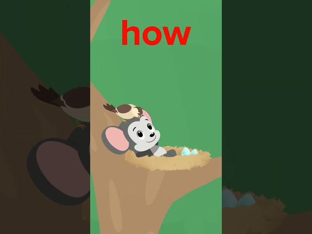 Kindergarten Sight Word: How | ABCmouse #learning #education #sightwordsforkids #kindergarten