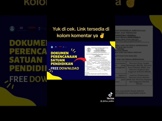 Download dokumen perencanaan satuan pendidikan bukti dukung kinerja pmm #dokumen #perencanaan #pmm