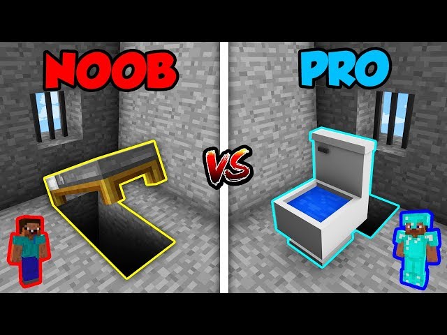 Minecraft NOOB vs. PRO: PRISON SECRET ESCAPE in Minecraft!