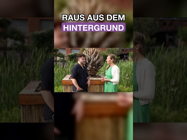 Raus aus dem Hintergrund