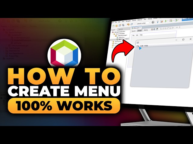 How To Create Menu in Java NetBeans (𝟮𝟬𝟮𝟲) | 100% WORKS | NO Yapping, To The Point! | FAST & EASY
