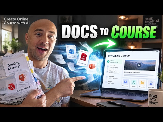 Create Online Course with AI From Documents (Coursebox 2026)