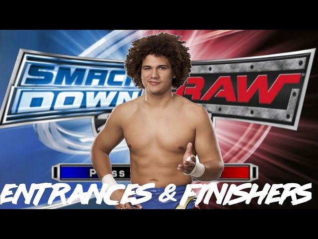 WWE Smackdown vs Raw 2007 Entrances & Finishers Carlito