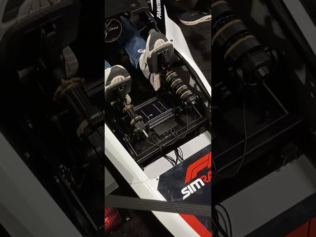 #Fanatec podium pedals in action in a Playseat cockpit. #f1simracing #simracinghardware #simracing