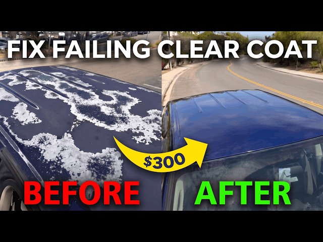How To Fix Failing Clear Coat Without Repainting