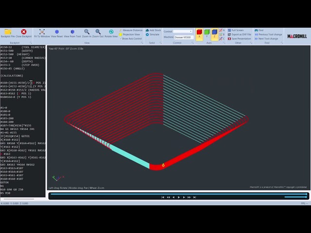 MACROMILL Macro Simulator — Fanuc Macro-B Backplotter (Lifetime for Elite Members)